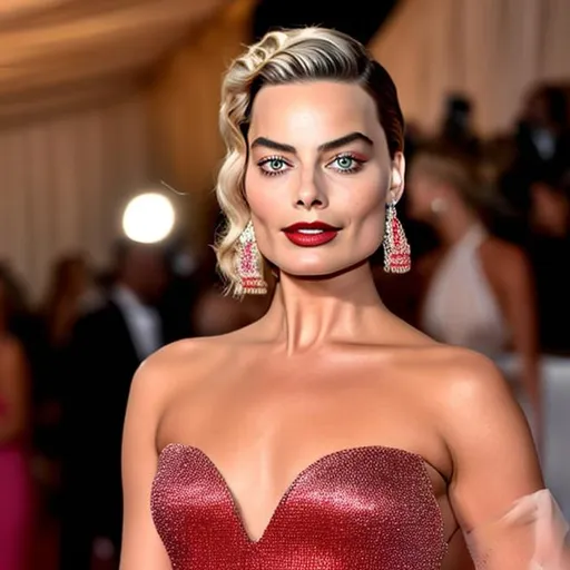 Prompt: Margot Robbie as Schiaparelli
