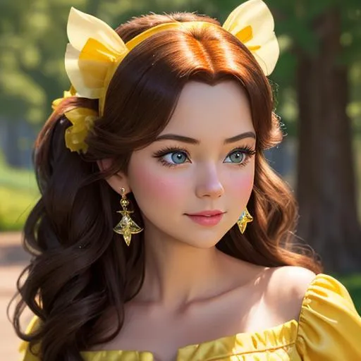 Disney princess yellow outlet dress