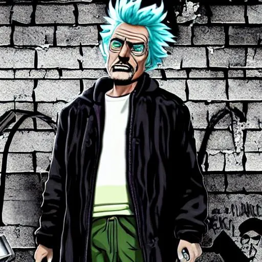 Prompt: rick sanchez breaking bad