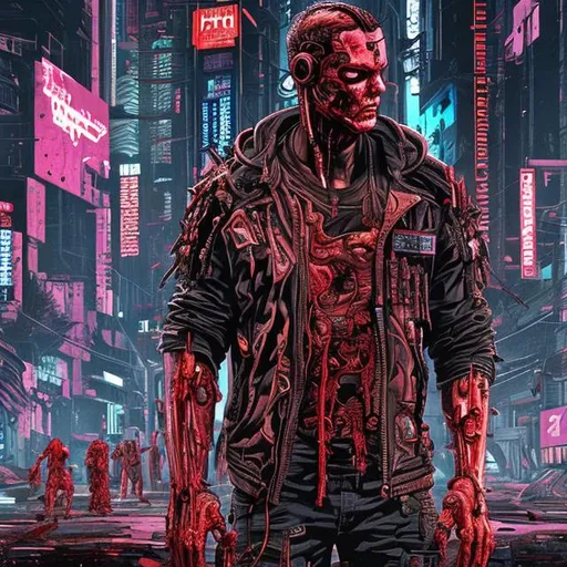 Prompt: Cyberpunk carnage