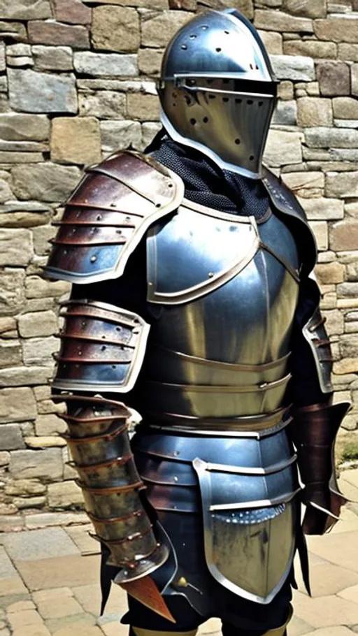 Prompt: medieval knight armor