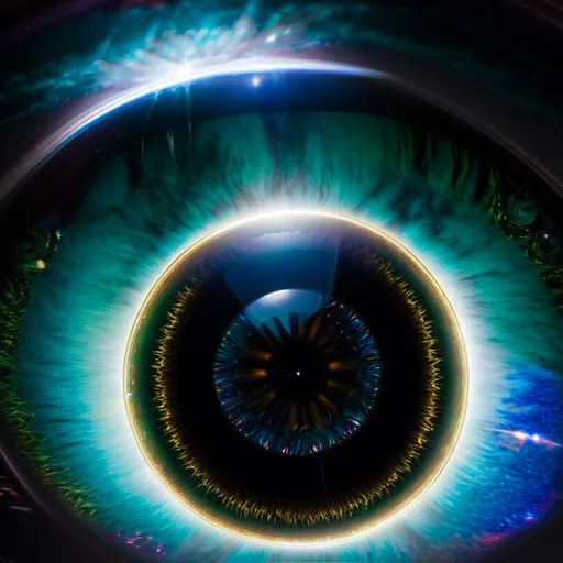Prompt: Create the exquisite art image of an highly detailed eye: the orbit, the eyelid, the sclera, the ocular globe, the cornea, the pupil, the lens, the iris and the conjunctiva in UHD engine, HDR, Octane 3D render, 256K, focus sharp, centered, clarity, harmony good proportions, balance of the tones and colors