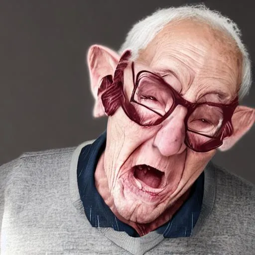 old stinky grandpa on crack | OpenArt