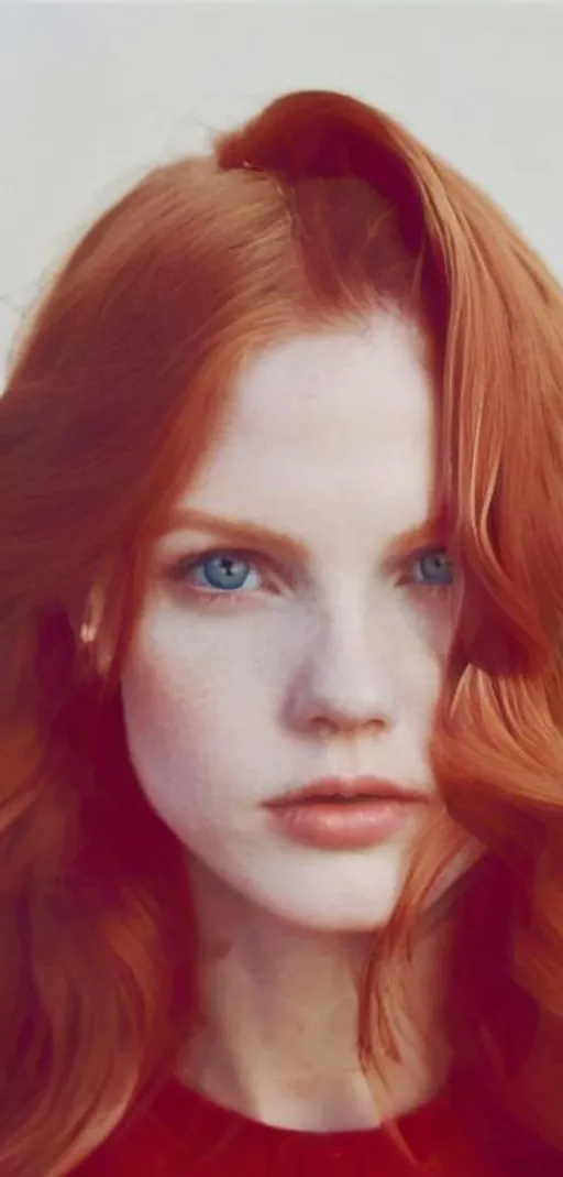 Prompt: Ginger haired blue eyed