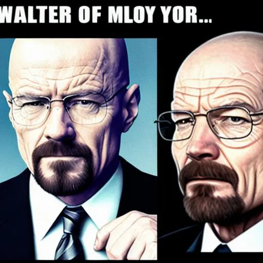 Prompt: Walter White running for president