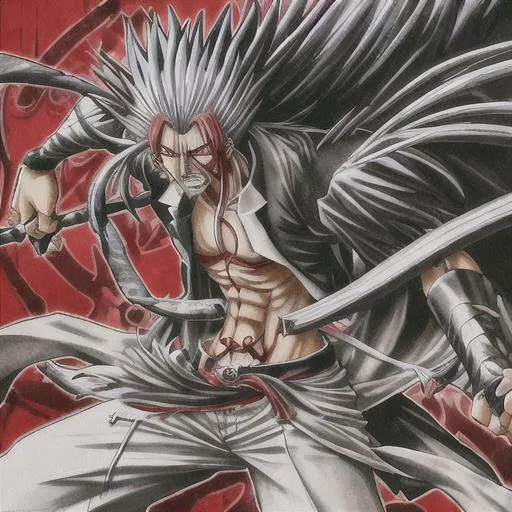 Prompt: Kenpachi Zaraki, detailed 