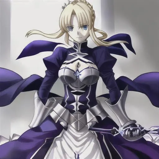 Prompt: Artoria Pendragon Fate Zero