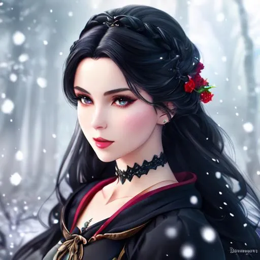 #3238 woman as Snow White, anime Character Design, U... | OpenArt