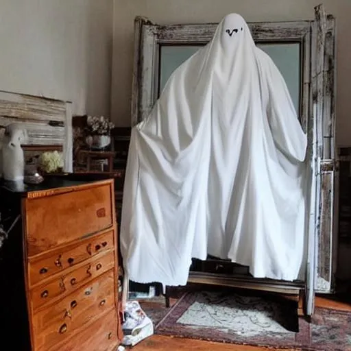 ghost in my bedroom | OpenArt
