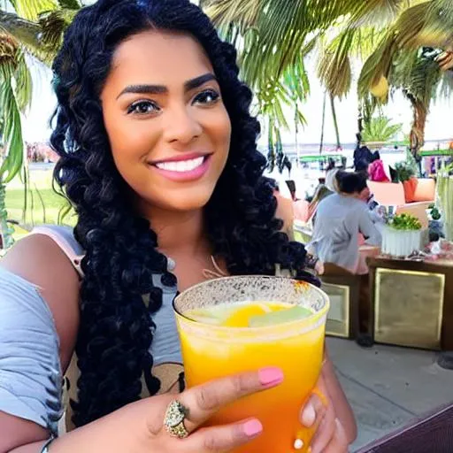 Prompt: Agua fresca turned into a beautiful and gorgeous human person 