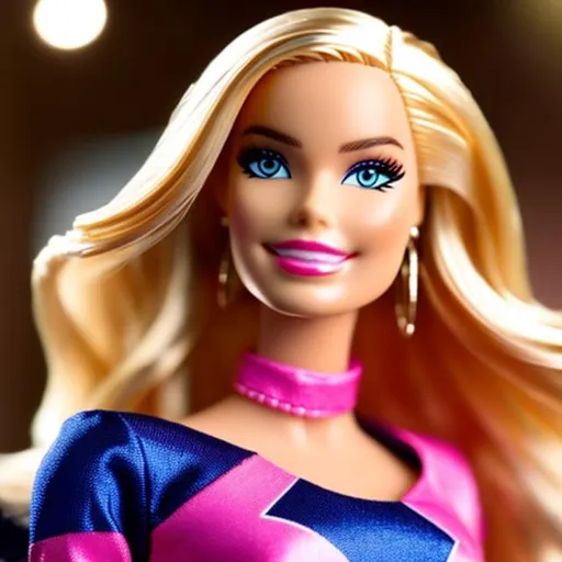 Prompt: Barbie as Margot Robbie 