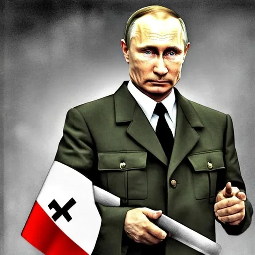 Prompt: Putin as Hitler