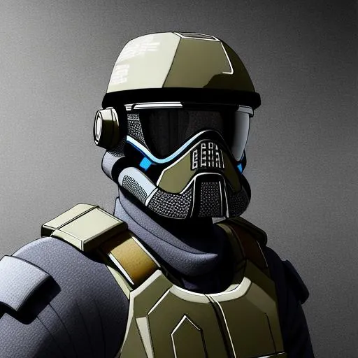 Prompt: special forces trooper hyper realism