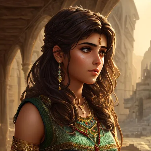 Prompt: create most beautiful photograph of most beautiful fictional, Kurdish young Muscular girl, extremely, detailed environment, detailed background, intricate, detailed skin, natural colors , professionally color graded, photorealism, 8k, moody lighting.