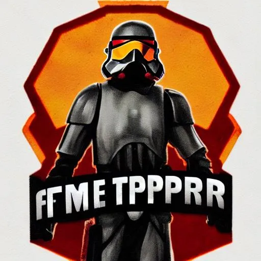 Prompt: flame trooper