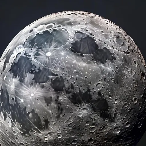 Prompt: photo of the moon of earth, surprise me