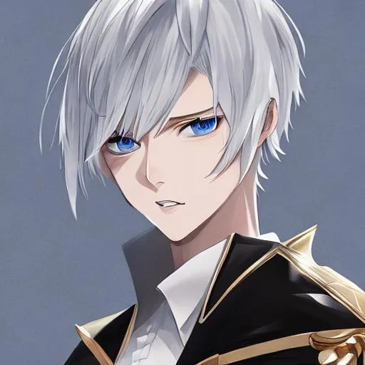 white-haired anime boy of the day on X: 