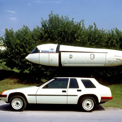 Prompt: A parked shuttlecraft from Star Trek.

((Star Trek: The Next Generation))