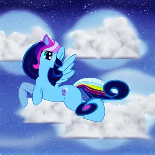 princess luna flying