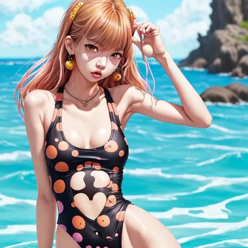 レディース【Bibiy.】LiSA ONE PIECE - ミニワンピース