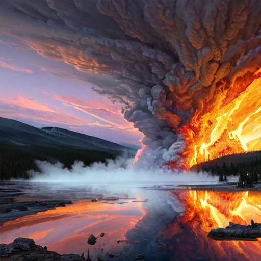 Yellowstone National Park Supervolcano Violent Meg Openart 0463