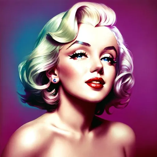 Prompt: produce color  photography  ofMarilyn Monroe , a professional photoshoot and messy hair, symmetrical face, Bright eyes with highlights . professional lighting, highly detailed in the photography style of Richard Avendon  professionally retouched