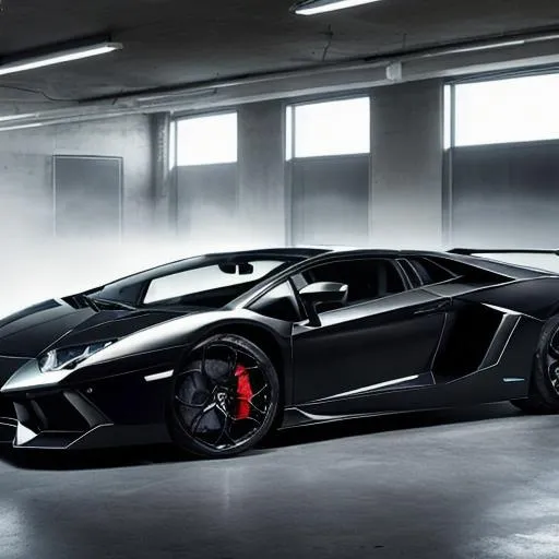 Prompt: Lamborghini Aventador, futuristic