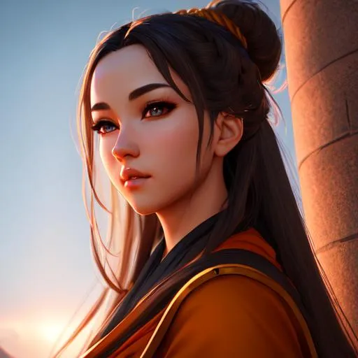 Prompt: extremely realistic, hyperdetailed, monk girl, RPG, D&D, highly detailed face, highly detailed eyes, full body, whole body visible, full character visible, soft lighting, high definition, ultra realistic, unreal engine 5, 8K, digital art