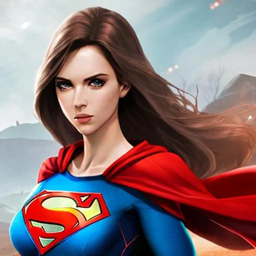 Prompt: Kryptonian Female