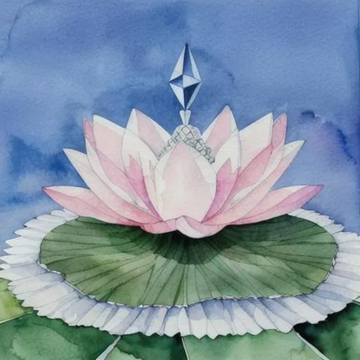 Prompt: a crystal flame
| every moment is perfect in God's mind|watercolor|