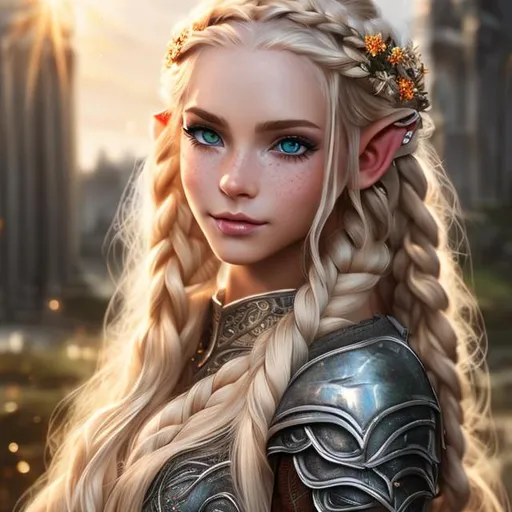 Realistic, High Resolution, Elf, Cleric, light Blond... | OpenArt