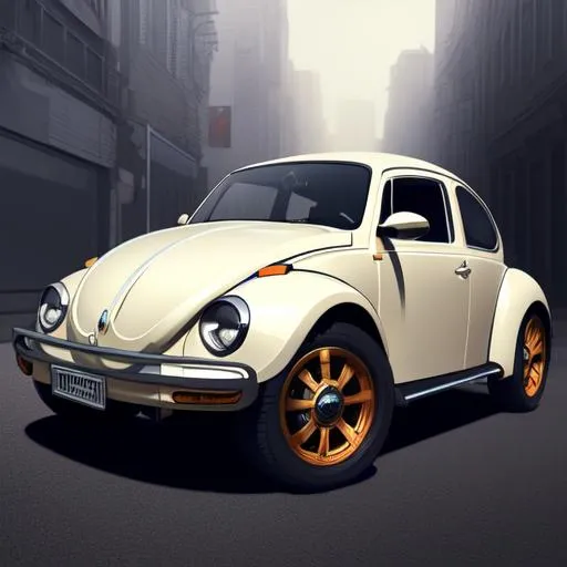 Prompt: VW beetle, captured in a detailed 8k resolution render with dynamic lighting and intricate details. Created by renowned artists Greg Rutkowski, Artgerm, and WLOP, the artwork features triadic colors and was made using Unreal Engine 5. It is currently trending on Artstation as a hyperdetailed and intricately detailed splash art.