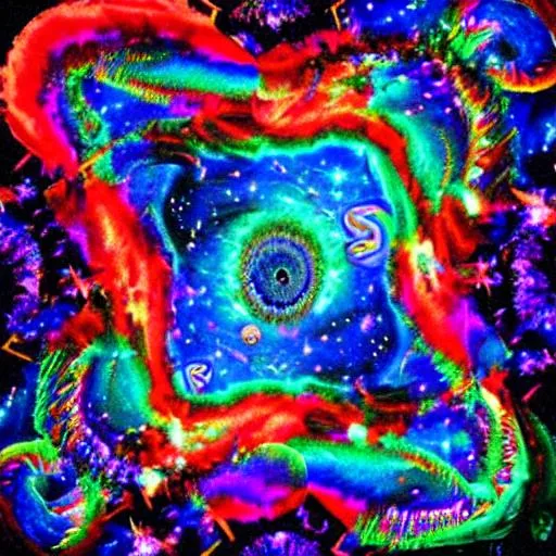 Prompt: trippy outerspace