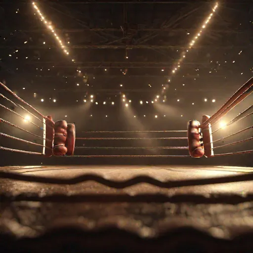 Empty boxing ring - Stock Image - Everypixel