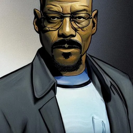 Prompt: black walter white