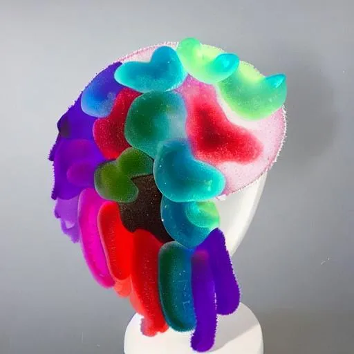 multiple coloured Jelly fish mixed with cat ears OpenArt