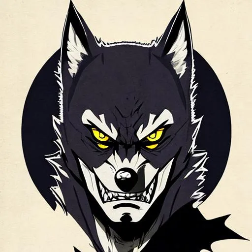 Prompt: batman werewolf