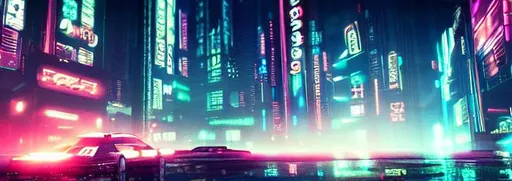 Prompt: cyberpunk blade runner city neon night video game artstation 8k panorama
