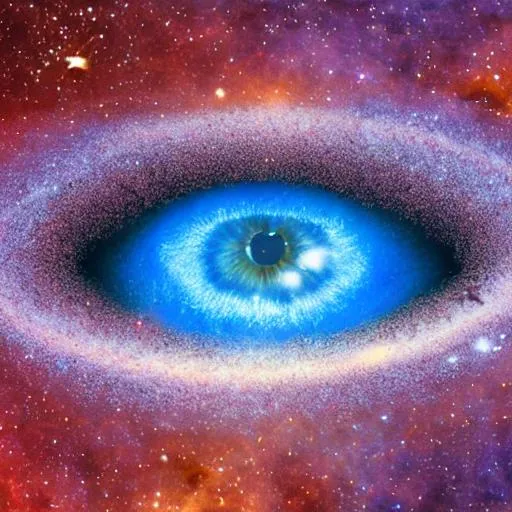 Prompt: Universe with eye 8k