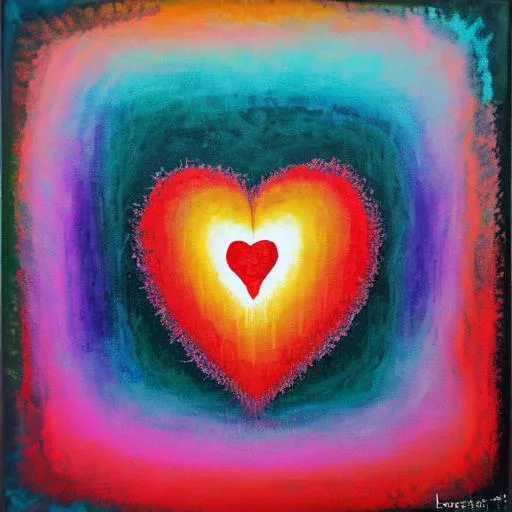 abstract art about unconditional love | OpenArt