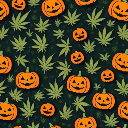 Prompt: marijuana Halloween