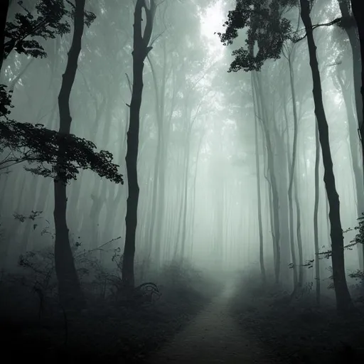 Prompt: scary forest