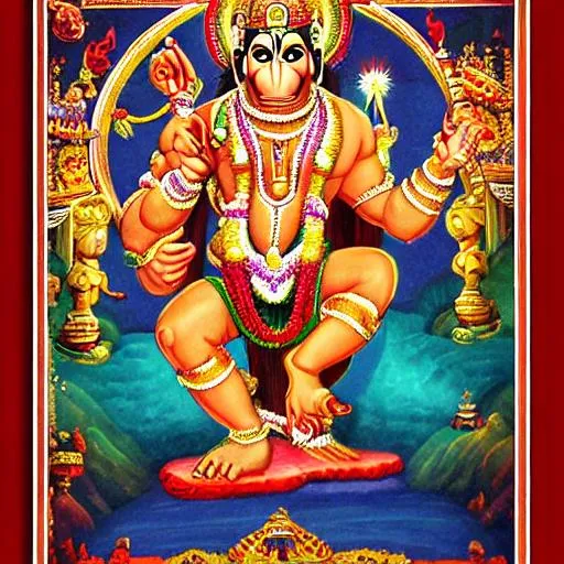 Prompt: Hanuman 