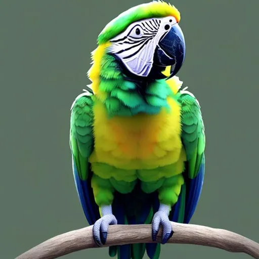Prompt: nimfy parrot