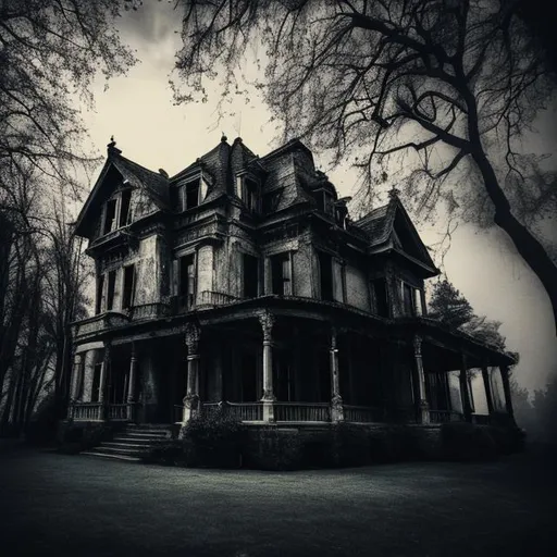 Prompt: Haunted, dark, mansion 