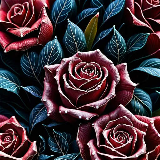Prompt: Bright  3D, HD,  Beautiful, spectacular, vivid, cinematic,     black Rose beautiful  hyper realistic, super detailed, high quality, sharp focus, studio photo, intricate details, highly detailed,unreal engine