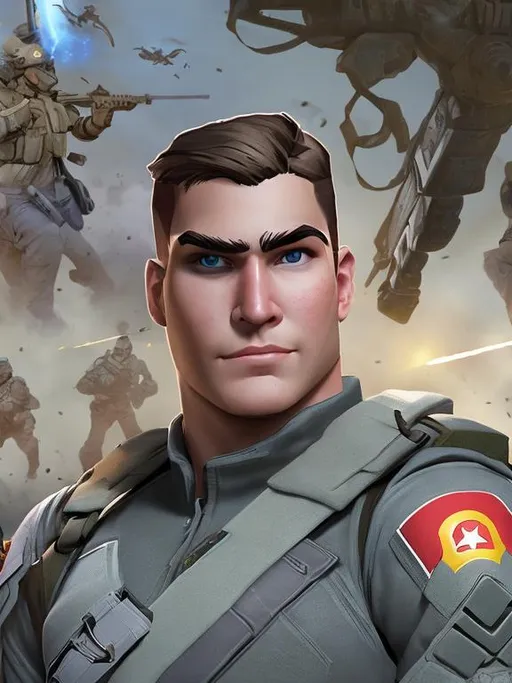 Prompt: Create soldier hero based on my likeness