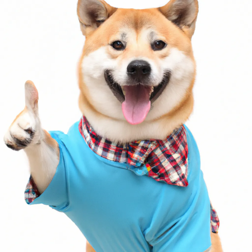 Shiba inu best sale wearing clothes