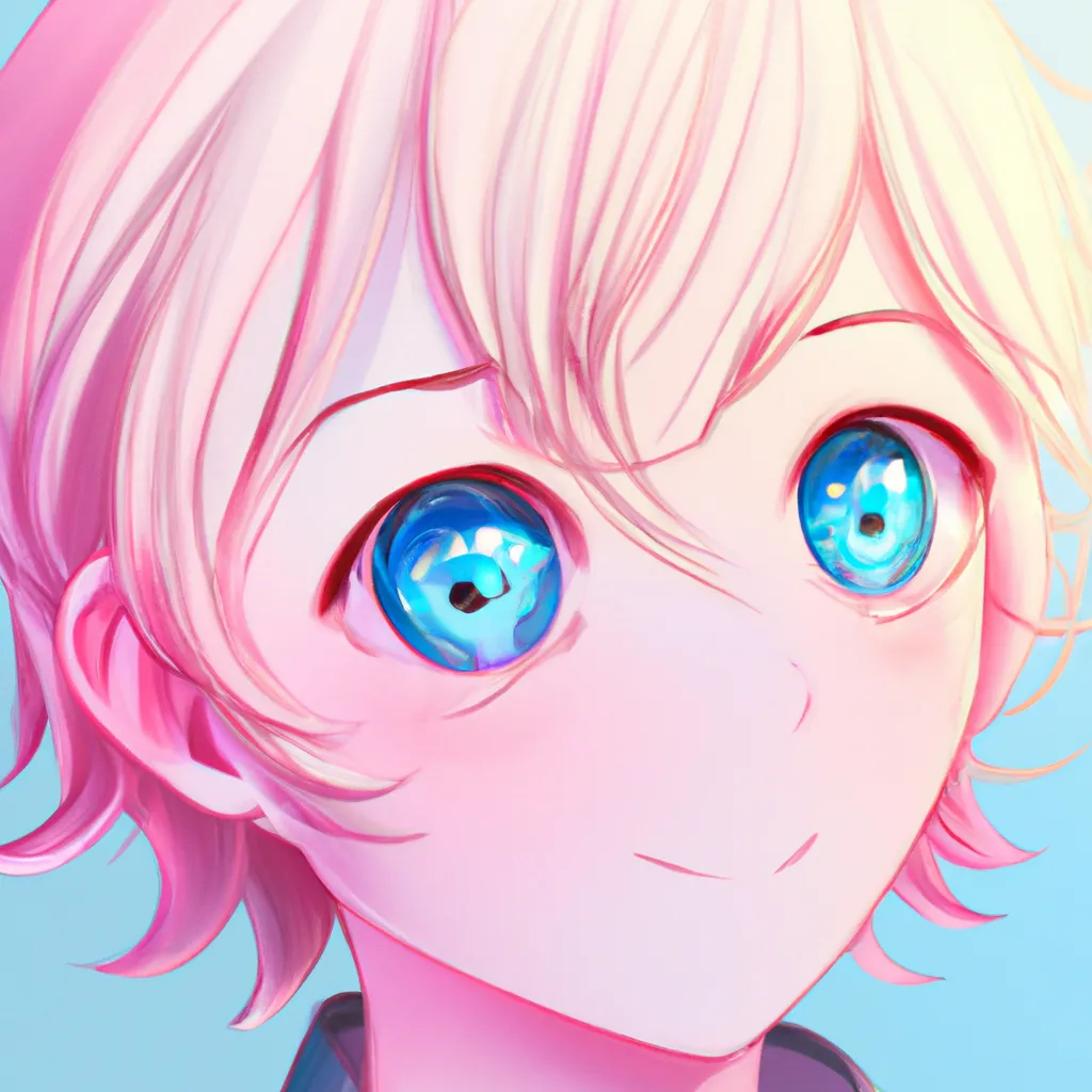 portrait of a cute anime boy, soft boy, shy boy, sho... | OpenArt