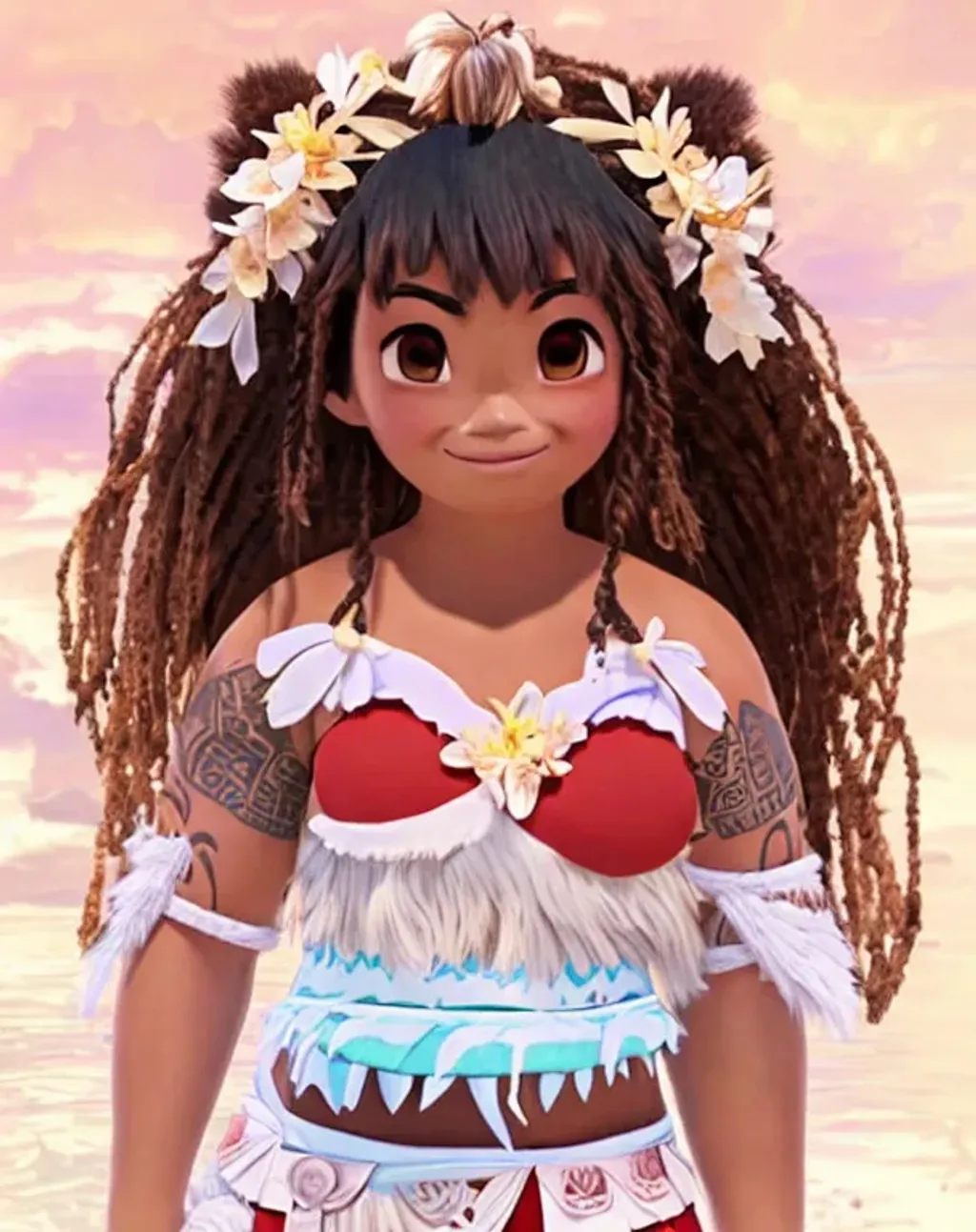 Prompt: Anime Moana